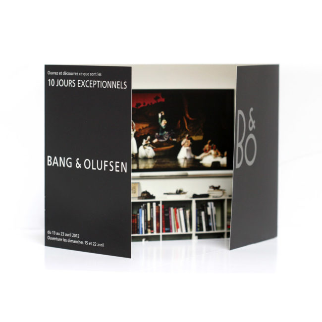 Dépliant pli fenêtre