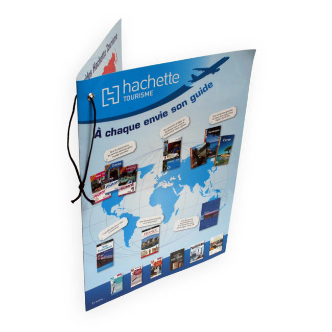 Dépliant à œillet