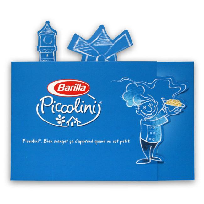 Dépliants magnet découpés