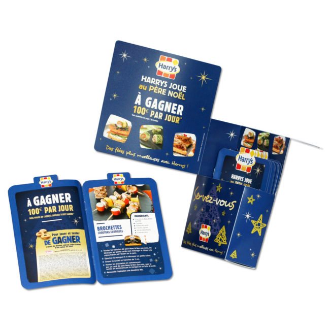 Un Porte brochure et stop rayon