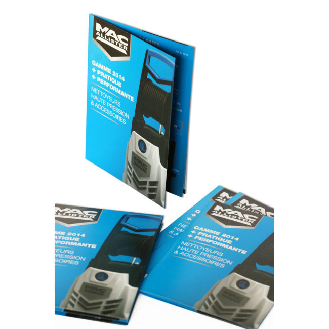 Dépliant pli croisé mac allister